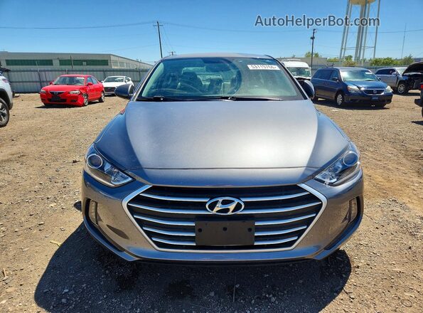 5NPD84LF4JH275134 2018 HYUNDAI ELANTRA Gray 