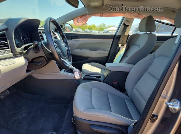 5NPD84LF4JH275134 2018 HYUNDAI ELANTRA Gray 