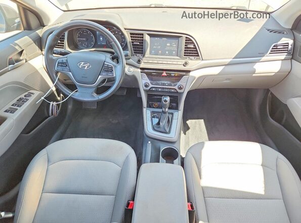 5NPD84LF4JH275134 2018 HYUNDAI ELANTRA Gray 
