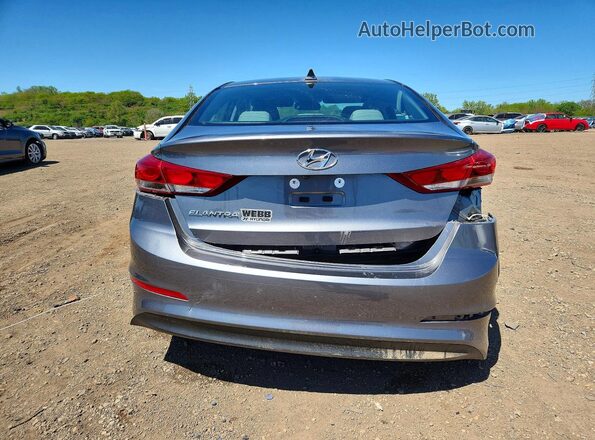 5NPD84LF4JH275134 2018 HYUNDAI ELANTRA Gray 