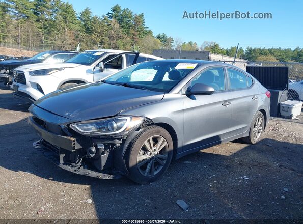 5NPD84LF4JH285792 2018 HYUNDAI ELANTRA Gray Przód lewy