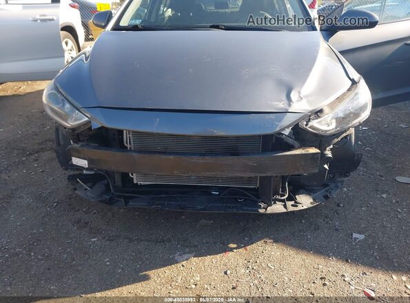 5NPD84LF4JH285792 2018 HYUNDAI ELANTRA Gray Widok z przodu