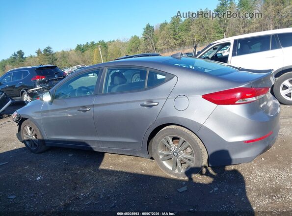 5NPD84LF4JH285792 2018 HYUNDAI ELANTRA Gray 