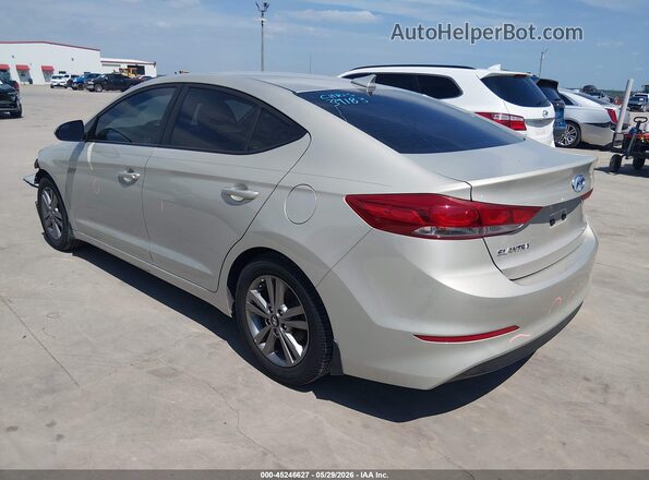 5NPD84LF4JH322002 2018 HYUNDAI ELANTRA Cream Trasero izquierdo