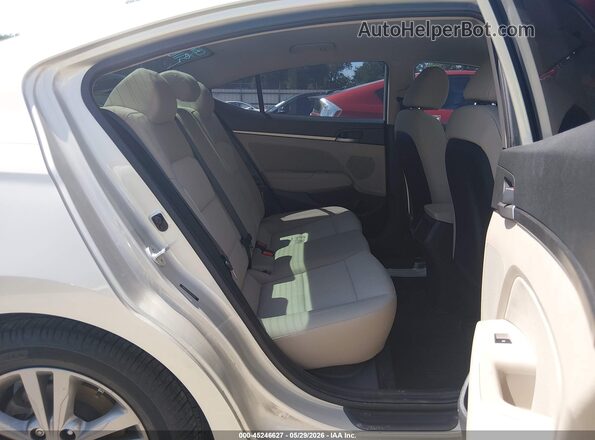 5NPD84LF4JH322002 2018 HYUNDAI ELANTRA Cream Vista de la etiqueta del VIN