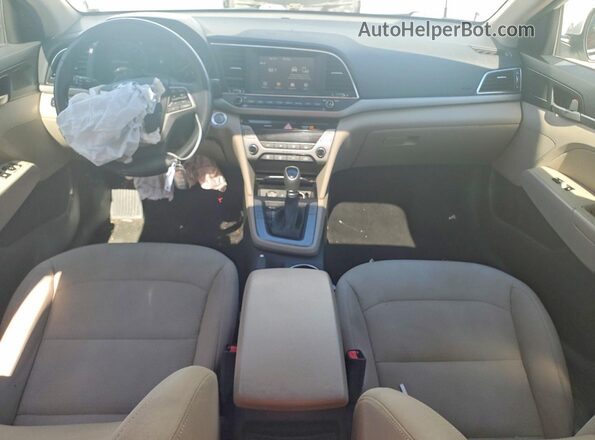 5NPD84LF4JH324199 2018 HYUNDAI ELANTRA White Առջևի վահանակի տեսք