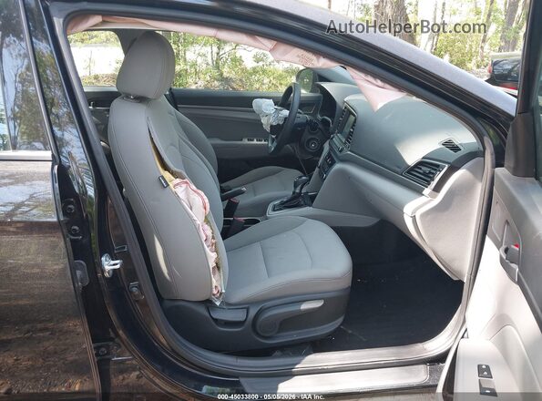 5NPD84LF4JH324364 2018 HYUNDAI ELANTRA Black წინა სალონის ხედი