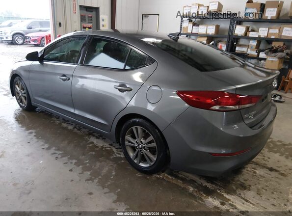 5NPD84LF4JH328558 2018 HYUNDAI ELANTRA Gray უკანა მარცხენა