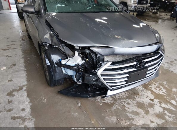 5NPD84LF4JH328558 2018 HYUNDAI ELANTRA Gray წინა ხედი