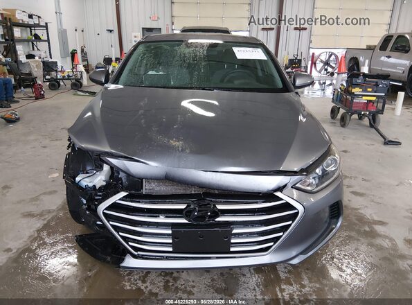 5NPD84LF4JH328558 2018 HYUNDAI ELANTRA Gray უკანა სალონის ხედი