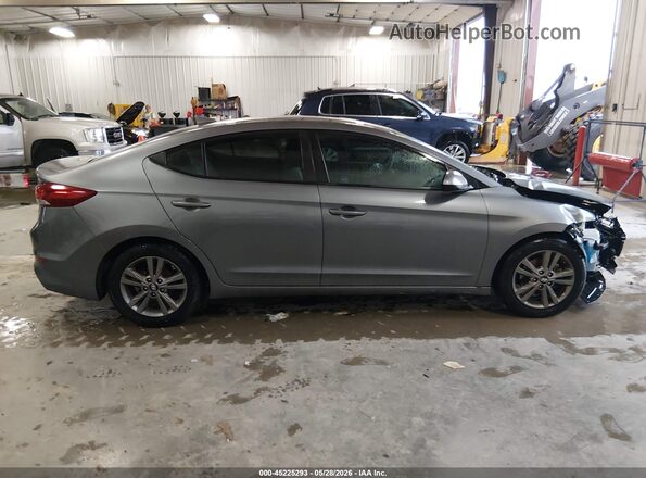 5NPD84LF4JH328558 2018 HYUNDAI ELANTRA Gray სალონის 360-გრადუსიანი ხედი