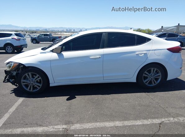 5NPD84LF4JH356683 2018 HYUNDAI ELANTRA White 