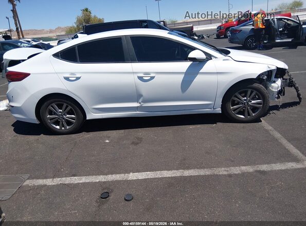 5NPD84LF4JH356683 2018 HYUNDAI ELANTRA White 