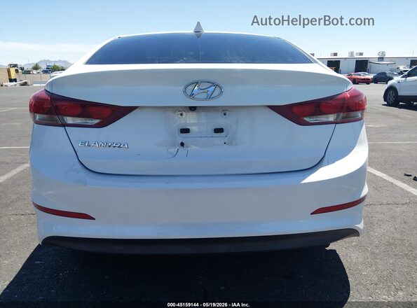 5NPD84LF4JH356683 2018 HYUNDAI ELANTRA White 