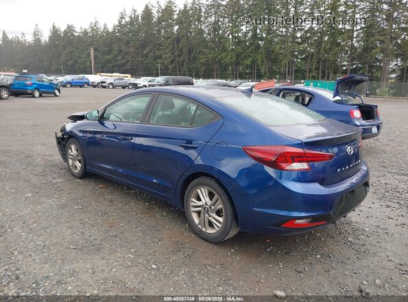 5NPD84LF4KH447910 2019 HYUNDAI ELANTRA Blue უკანა მარცხენა