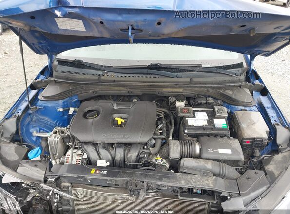 5NPD84LF4KH447910 2019 HYUNDAI ELANTRA Blue უკანა ხედი