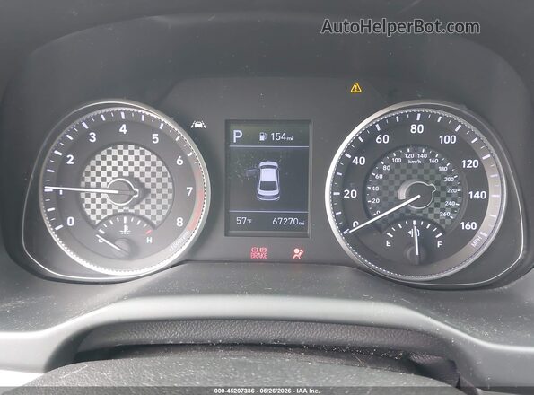 5NPD84LF4KH447910 2019 HYUNDAI ELANTRA Blue უკანა სავარძლების ხედი