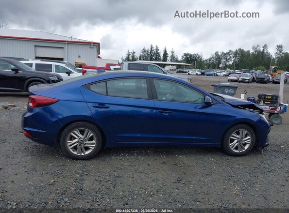 5NPD84LF4KH447910 2019 HYUNDAI ELANTRA Blue სალონის 360-გრადუსიანი ხედი