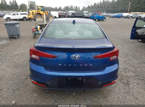 5NPD84LF4KH447910 2019 HYUNDAI ELANTRA Blue 