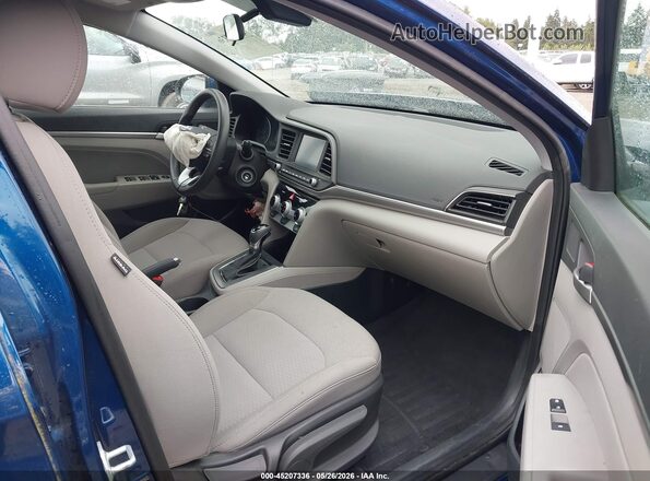 5NPD84LF4KH447910 2019 HYUNDAI ELANTRA Blue 