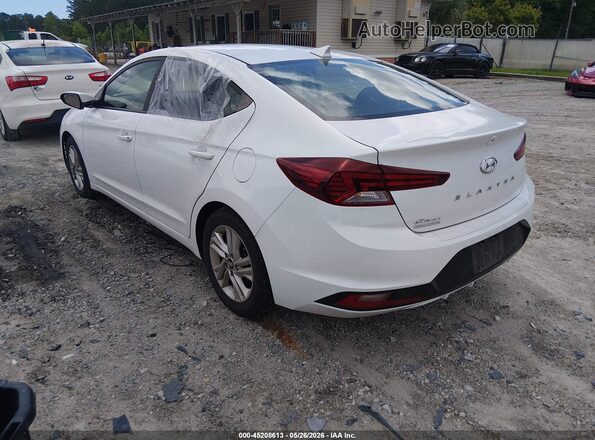 5NPD84LF4KH455294 2019 HYUNDAI ELANTRA White 