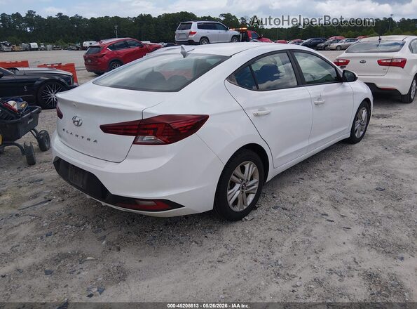 5NPD84LF4KH455294 2019 HYUNDAI ELANTRA White 