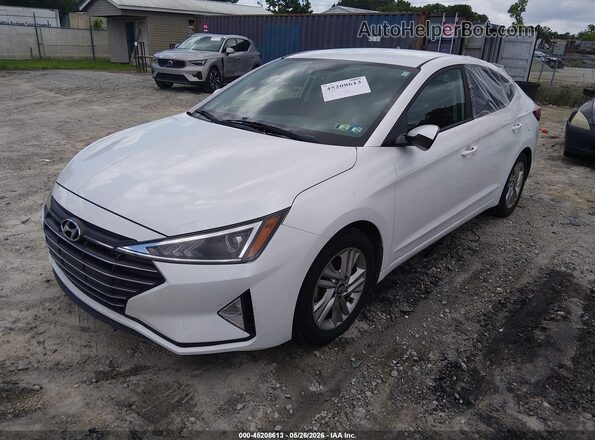 5NPD84LF4KH455294 2019 HYUNDAI ELANTRA White 