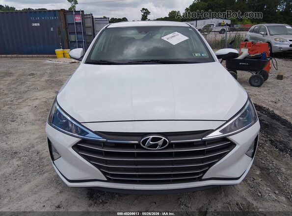 5NPD84LF4KH455294 2019 HYUNDAI ELANTRA White 