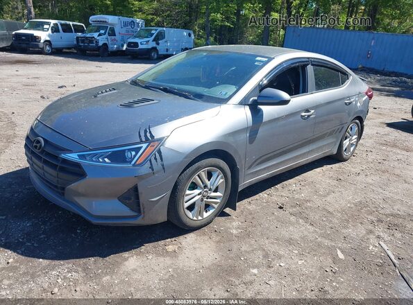 5NPD84LF4KH480647 2019 HYUNDAI ELANTRA Gray 