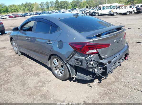 5NPD84LF4KH480647 2019 HYUNDAI ELANTRA Gray 