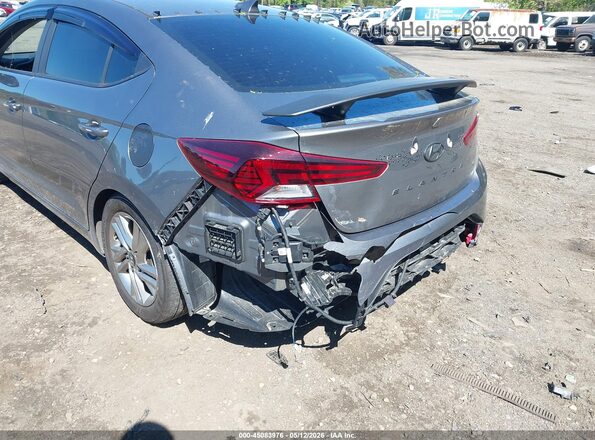 5NPD84LF4KH480647 2019 HYUNDAI ELANTRA Gray 