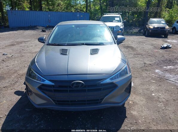 5NPD84LF4KH480647 2019 HYUNDAI ELANTRA Gray 