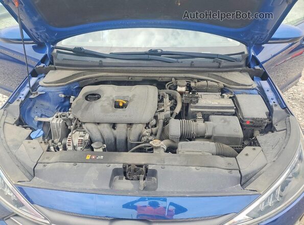 5NPD84LF4LH542498 2020 HYUNDAI ELANTRA Blue Սալոնի հետևի տեսք