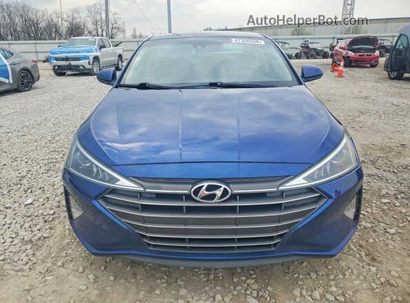 5NPD84LF4LH542498 2020 HYUNDAI ELANTRA Blue Դիմացի տեսք