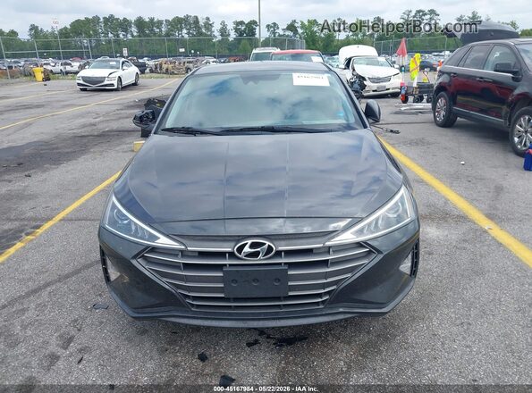 5NPD84LF4LH581009 2020 HYUNDAI ELANTRA Gray Rear interior view