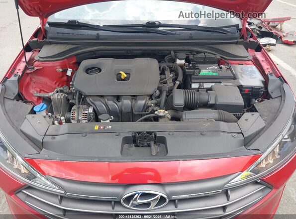 5NPD84LF4LH626398 2020 HYUNDAI ELANTRA Red 