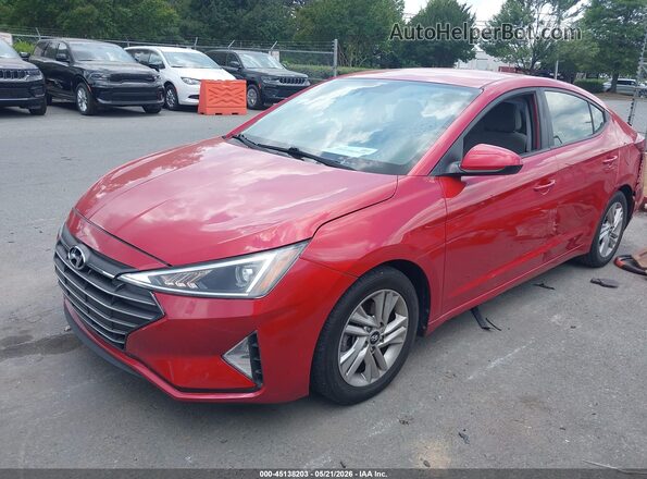 5NPD84LF4LH626398 2020 HYUNDAI ELANTRA Red 