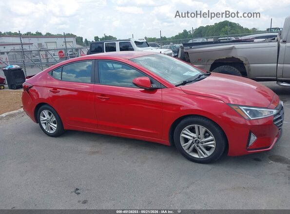 5NPD84LF4LH626398 2020 HYUNDAI ELANTRA Red 