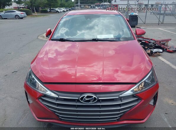5NPD84LF4LH626398 2020 HYUNDAI ELANTRA Red 