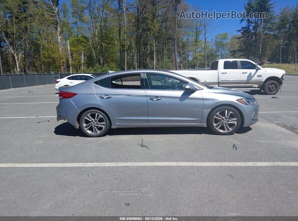 5NPD84LF5HH001063 2017 HYUNDAI ELANTRA Silver უკანა სალონის ხედი