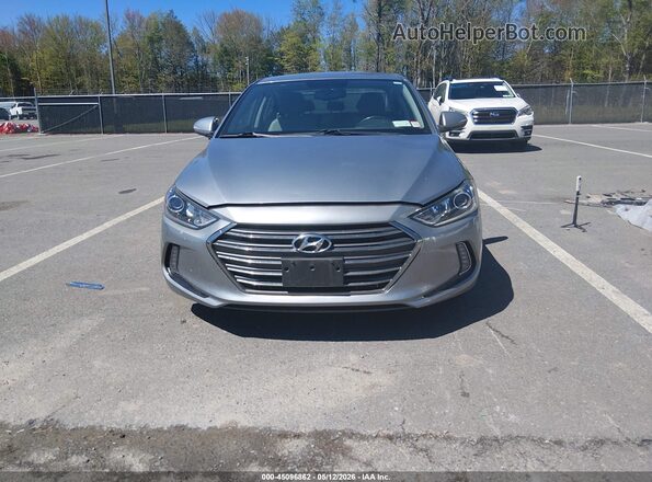 5NPD84LF5HH001063 2017 HYUNDAI ELANTRA Silver ხელსაწყოთა პანელის ხედი
