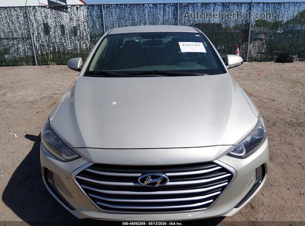 5NPD84LF5HH014055 2017 HYUNDAI ELANTRA Silver უკანა სალონის ხედი