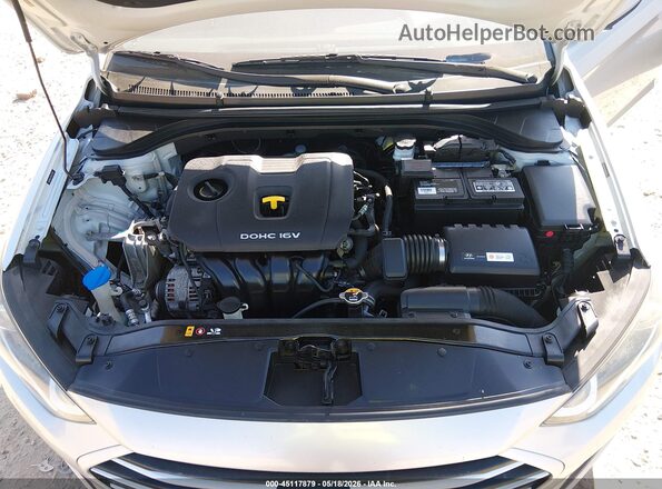5NPD84LF5HH073266 2017 HYUNDAI ELANTRA Silver Widok z tyłu