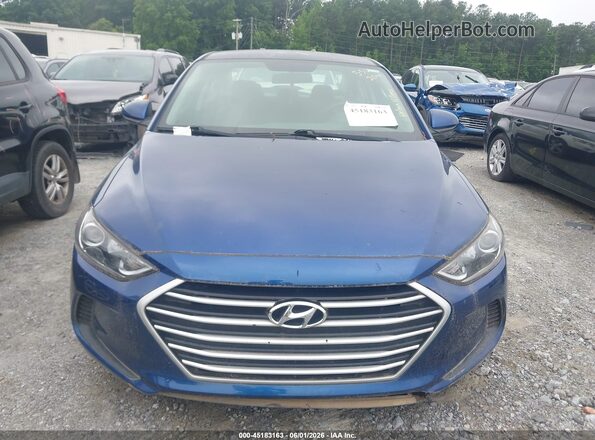 5NPD84LF5HH104533 2017 HYUNDAI ELANTRA Blue წინა ხედი