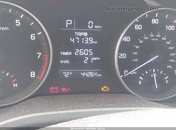 5NPD84LF5HH104533 2017 HYUNDAI ELANTRA Blue უკანა სავარძლების ხედი