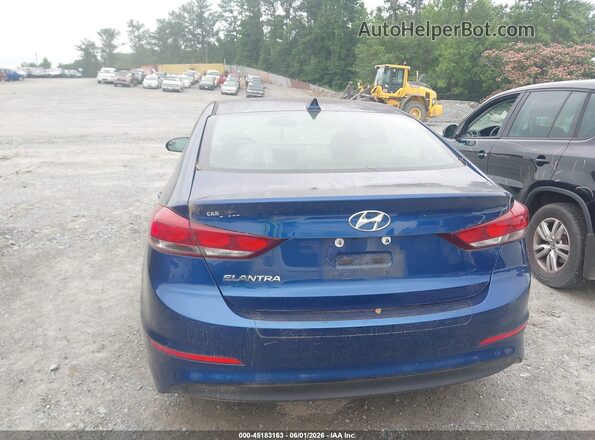 5NPD84LF5HH104533 2017 HYUNDAI ELANTRA Blue 