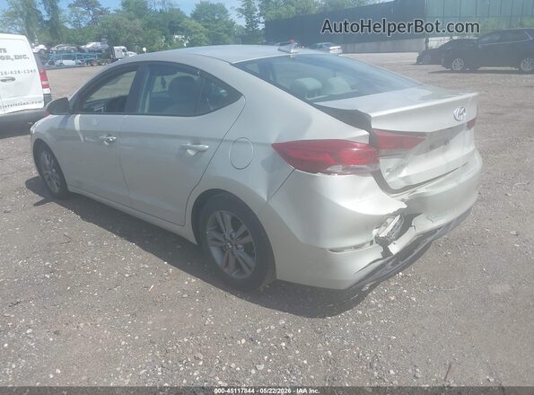 5NPD84LF5HH120621 2017 HYUNDAI ELANTRA Серебряный Задняя левая четверть