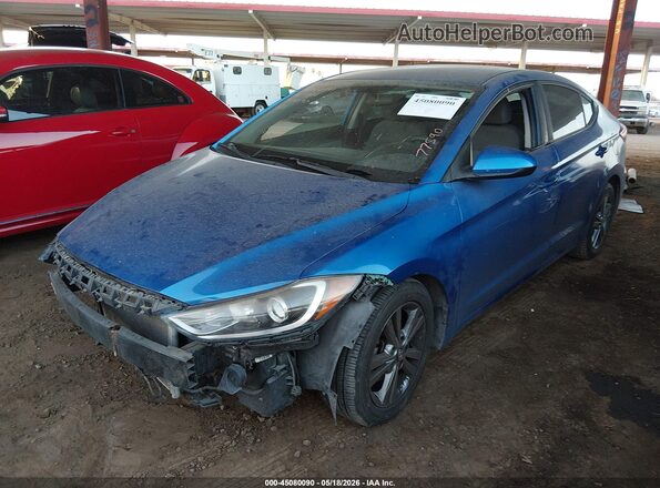 5NPD84LF5HH121669 2017 HYUNDAI ELANTRA Blue 