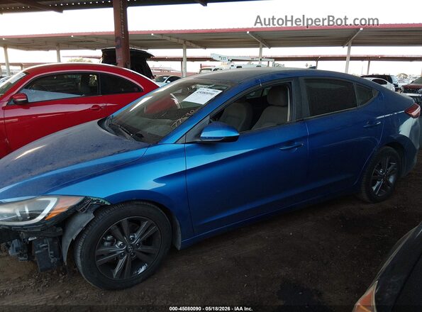 5NPD84LF5HH121669 2017 HYUNDAI ELANTRA Blue 
