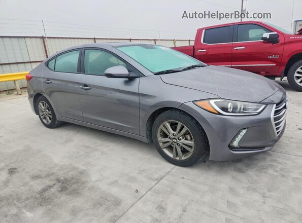5NPD84LF5JH261436 2018 HYUNDAI ELANTRA Gray 